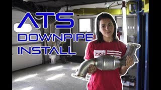 ZZP Install ATS Downpipe [upl. by Dorman986]