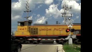 Union Pacific Freight Train with CampNW Caboose [upl. by Hawkins522]