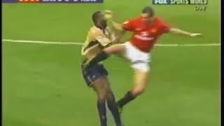 Keane Tries Injuring Vieira Repeatedly [upl. by Valente653]