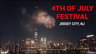 4th Of July Festival 2019  The Best Fireworks in USA  Jersey City NJ [upl. by Ottillia582]