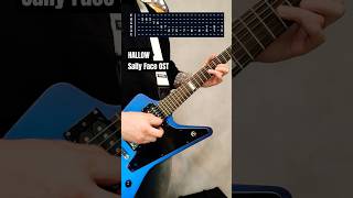 Sally Face OST  Sanitys Fall HALLOW Guitar Cover with Tabs [upl. by Odelet]