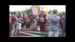 MG Football vs Armstrong 2014  Youth Night [upl. by Catima19]