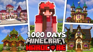 I survived 1000 days in Hardcore Minecraft FULL MOVIE [upl. by Akkin850]