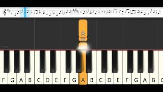 Naruto Opening 3  little by little  Turning Sadness Into Kindness  Melodica Pianika  Tutorial [upl. by Allemac]