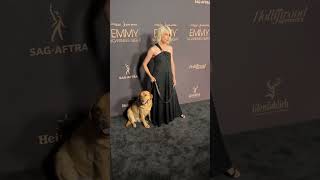 Selma Blair and Her Adorable Dog Steal the Show at Emmys Nominees Night [upl. by Sido147]