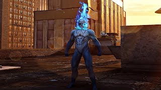 SpiderMan PS4  Spirit Spider Suit Gameplay Ghost Rider Costume [upl. by Bluh]