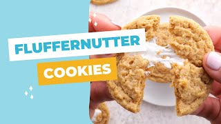 Fluffernutter Cookies Peanut Butter and Marshmallow Fluff Cookies [upl. by Beeson]