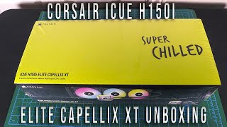 Corsair iCue H150i Elite Capellix XT 360 mm RGB Liquid CPU Cooler Unboxing [upl. by Vicky]