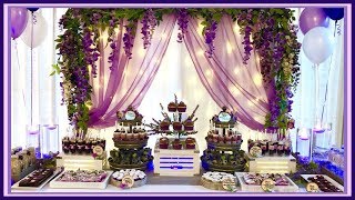 Create a Dessert Bar  Sweet 16 Birthday Wedding Dessert Table Ideas [upl. by Anegue]