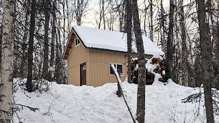 How We Built An OffGrid Cabin In Alaska In One Year [upl. by Llekcm817]