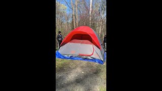 Coleman tent 6 person setup [upl. by Dylan]