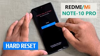 Redmi Note 10 Pro Hard Reset  Redmi Note 10 Pro Factory Reset  Redmi Note 10 Pro Pattern Unlock [upl. by Nerag]