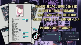 TUTORIAL RUMUS JEDAG JEDUG ALIGHT MOTION  RUMUS JJ AM EFEK UBIN GEMSER TERBARU [upl. by Elamef]