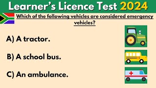 Learners Licence Test Questions Rules of the Road  ALL CODES 2024  Real Test [upl. by Slohcin]