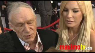 Hugh Hefner and Crystal Harris at IRON MAN 2 Premiere [upl. by Hubble]