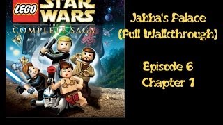 LEGO Star Wars The Complete Saga  JABBAS PALACE  Minikits amp Red Power Brick [upl. by Maram]