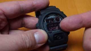 Casio GShock DW6900MS Military Style watch flip review [upl. by Emery435]