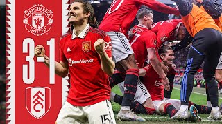 WHAT A GAME 🔥  Man Utd 31 Fulham  Highlights [upl. by Yniatirb]