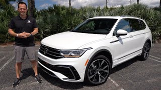 Is the NEW 2022 VW Tiguan R Line a BETTER compact SUV than a Mazda CX5 [upl. by Ennaeerb]