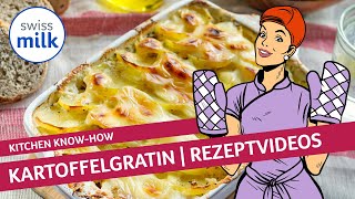 Metas Classics Wie kann man ein Kartoffelgratin selber machen  Rezeptvideo  Swissmilk 2013 [upl. by Eniamraj]