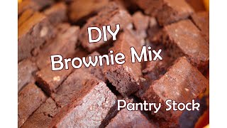 DIY Brownie Mix  Pantry Stock [upl. by Alane]