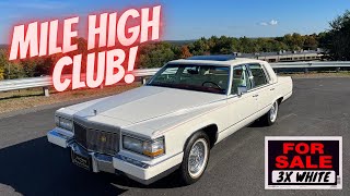 TRIPLE WHITE 1991 Cadillac Brougham D’Elegance For Sale by Specialty Motor Cars [upl. by Yemar]