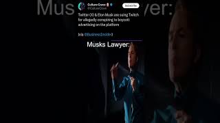 Elon Musk bends over Twitch [upl. by Lattonia864]