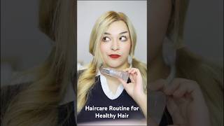 Healthy hair routine 🎀 link👇🏼 haircare haircareroutine hairtutorial sachajuan silkamino [upl. by Barbie194]