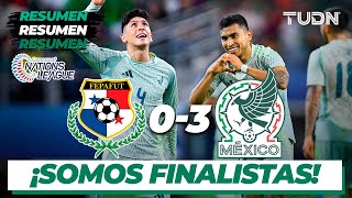 Resumen y goles  Panamá 03 México  CONCACAF Nations League 2024  Semis  TUDN [upl. by Tirreg]