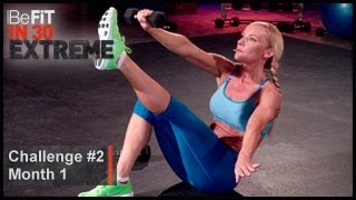 Abs Workout Challenge 2 Susan Becraft  BeFit in 30 Extreme Month one [upl. by Yanarp]