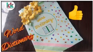 Beautiful handmade DictionaryHow to make English Dictionary Dictionary for School Projects Easy👍 [upl. by Sivatco]