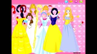 Disney Games Disney Princess Dress Up Game [upl. by Ynohtn]