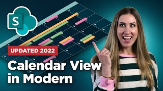 Adding a Modern Calendar View to a SharePoint Page  Updated 2022 [upl. by Alithea40]