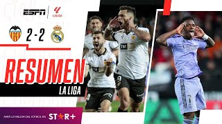 ¡VINI SILENCIÓ SILBIDOS EN EL PARTIDO MÁS CALIENTE DEL AÑO  Valencia 22 Real Madrid  RESUMEN [upl. by Karalynn]