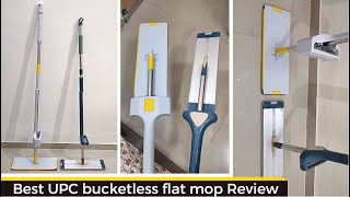 Top best Flat Mop without Bucket  UPC Slider Squeeze Mop with 42cm Wide Microfiber Head 360° Review [upl. by Cuthbertson]