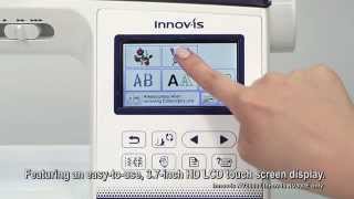 Innovis NV800E NV2600 Embroidery Features [upl. by Lance]