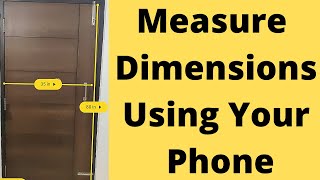 How to Measure with Mobile  best measurement app [upl. by Dalenna2]