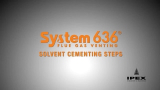 System 636 Solvent Cementing chemical welding Steps [upl. by Jessen]