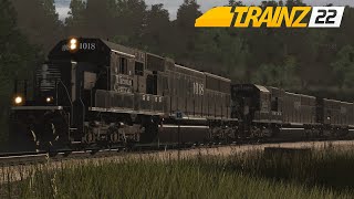 Trainz 22 Trio Illinois Central SD70 on the Coal Country [upl. by Htezil]