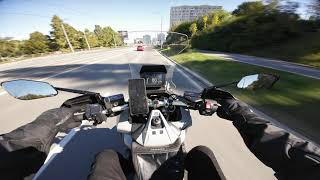 Honda XADV 750 last summer ride part 12  RAW SOUND [upl. by Neo]