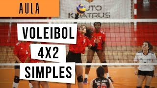 Voleibol  4 x 2 simples [upl. by Atalya248]