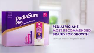 PediaSure Plus Pediatricians Most Recommended Brand for Growth [upl. by Honorine617]