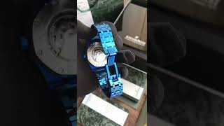 Audemars piguet watch  AP Automatic Watch Blue Ap audemarspiguet apwatch srkworld apworld [upl. by Asi]