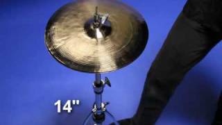 Wuhan 14quot Westernstyle hihat cymbals Franklin Mott Drums [upl. by Nodnorb]