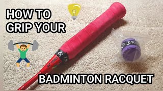 How To Grip Your Badminton Racket  PoochMania  Yonex Arcsaber 11 Play  Tony Jacob [upl. by Keverian509]