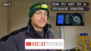 How to set up storage heaters  HEATSTORE HHR 65 [upl. by Htepsle]