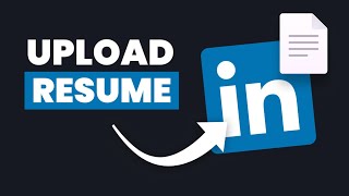 How To Upload Your Resume To LinkedIn 2024 Update [upl. by Rainah]