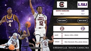 1 South Carolina vs 2 LSU  2024 SEC Tournament Championship  31024 [upl. by Aldredge]