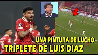 REACCIONO A HAT TRICK DE LUIS DIAZ LIVERPOOL VS BAYERN LEVERKUSEN [upl. by Aimahc512]