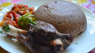 Pâte de haricot  djongoli  Recette togolaise [upl. by Idolla917]